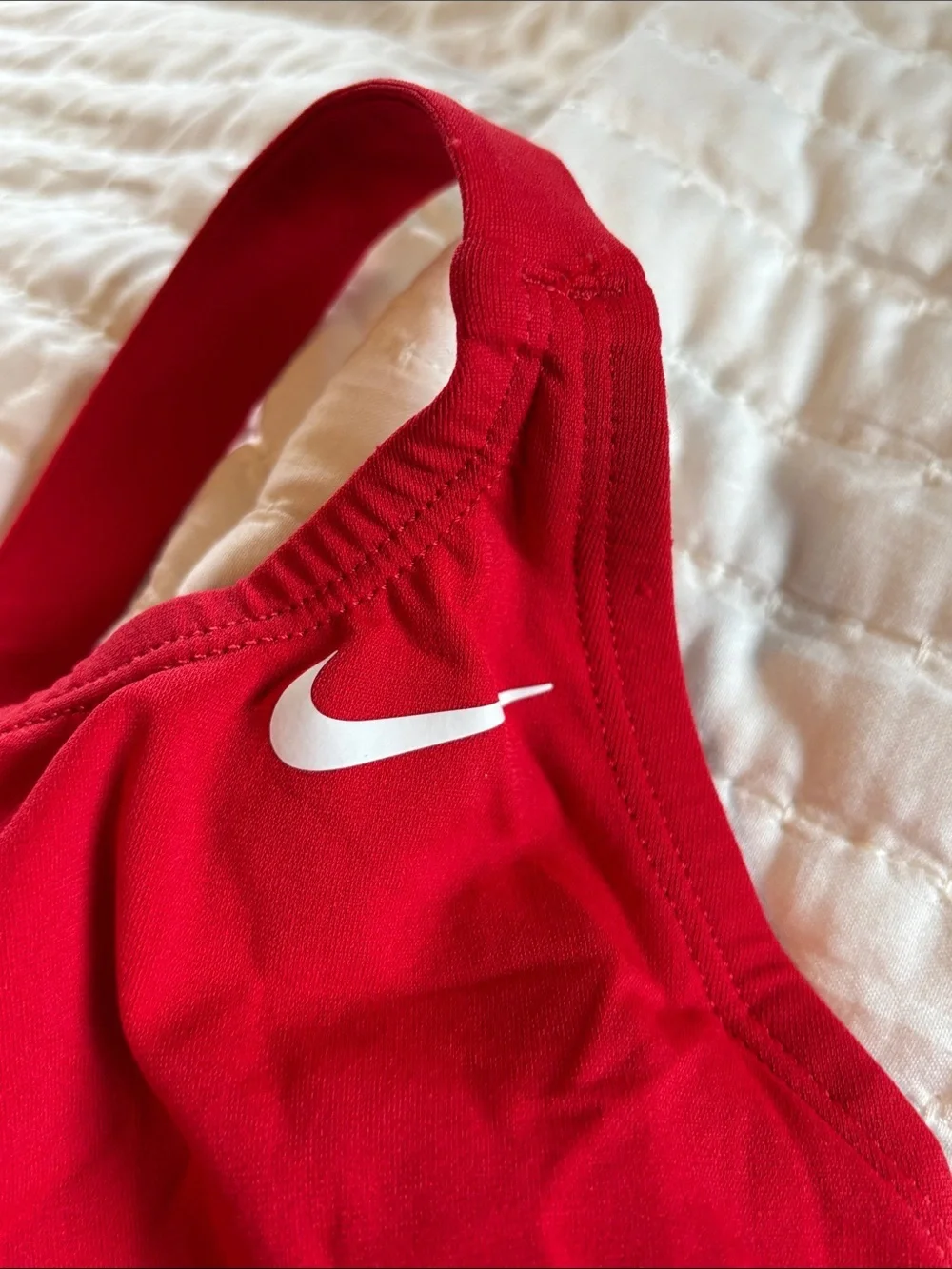 Nike Hydrastrong Solid Cut-Out Poly RacerBack One Piece Swimsuit Girl's 8